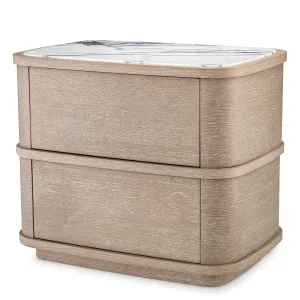 115718 - Bedside Table Cabana washed oak veneer