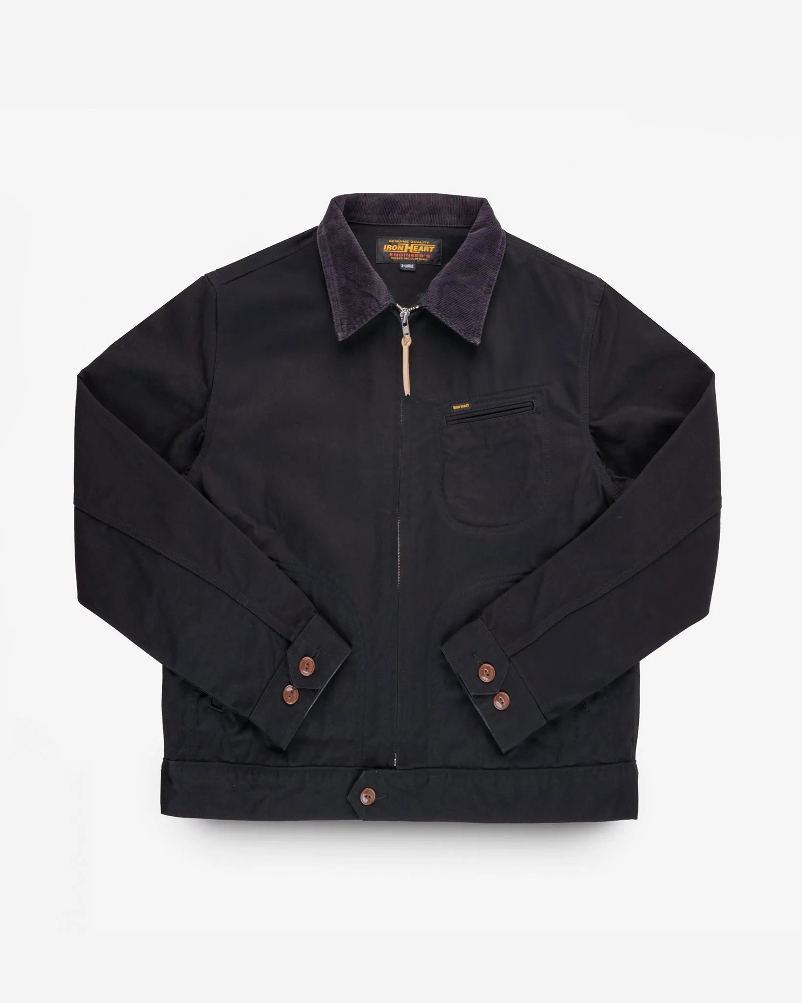 12oz Kurashikizome® Twill Work Jacket - Black