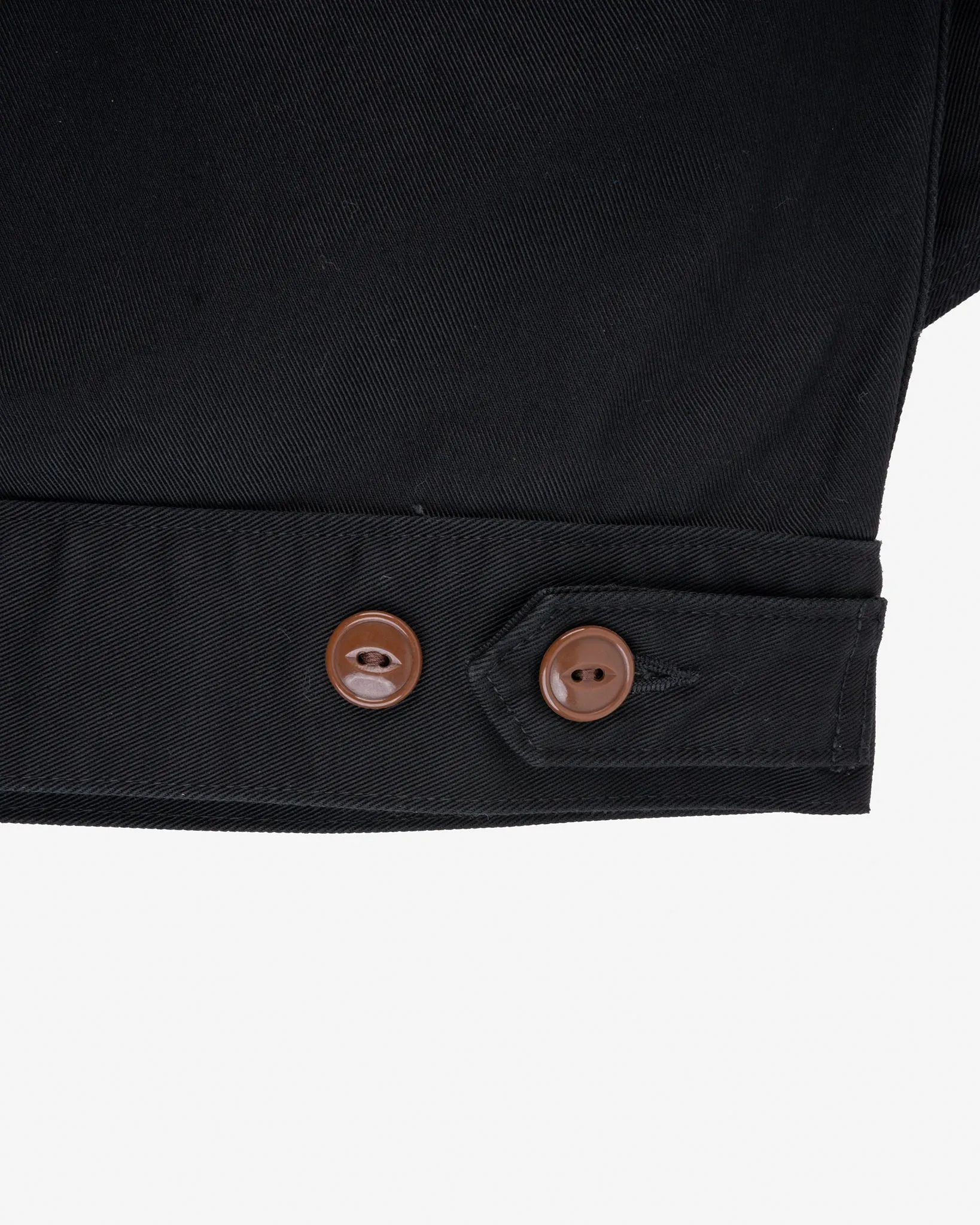 12oz Kurashikizome® Twill Work Jacket - Black