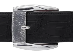 #1377 Textured Front Dress Buckle, 1.5"