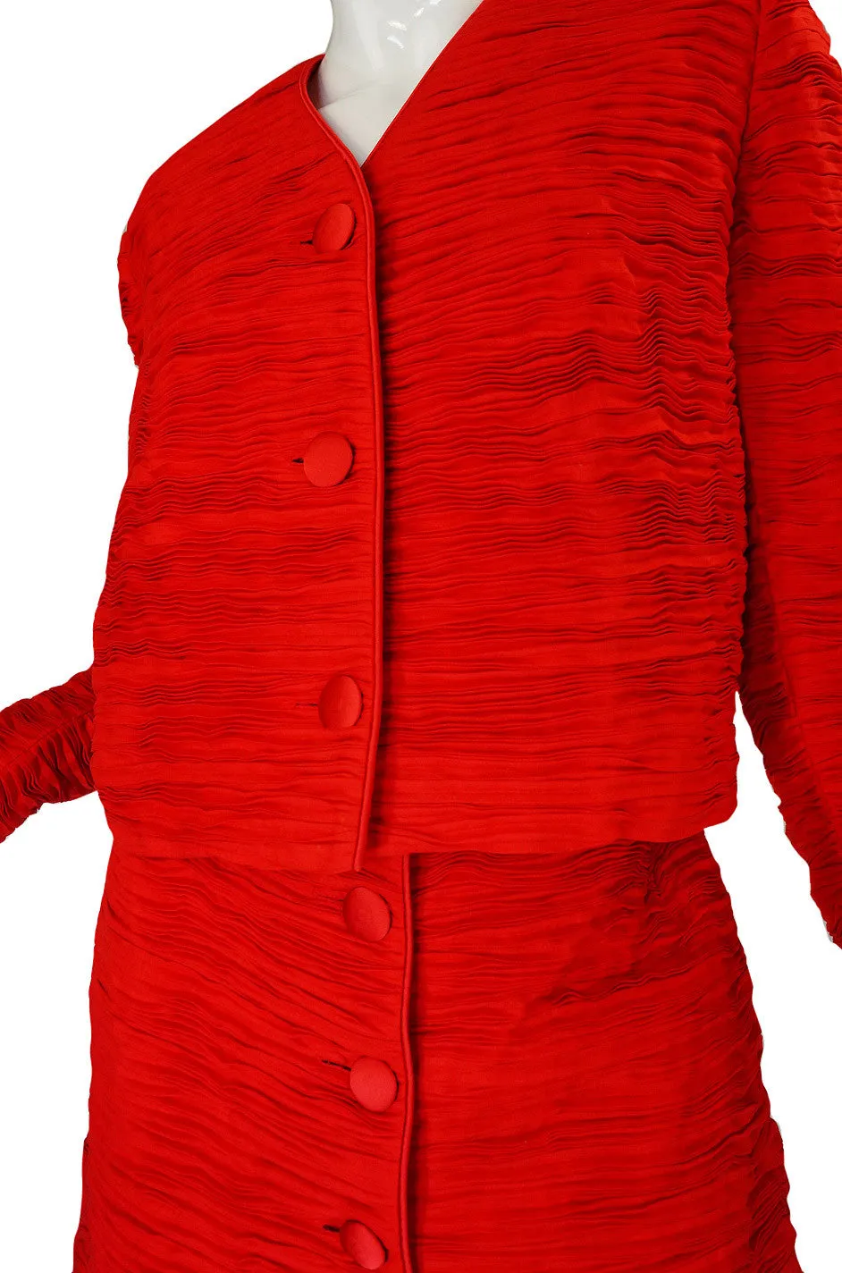 1960s Pleated Linen Sybil Connolly Suit