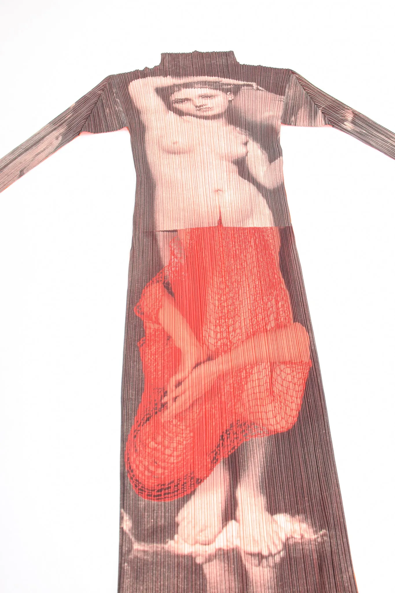 1997 A/W Yasumasa Morimura "La Source" Pleat Dress