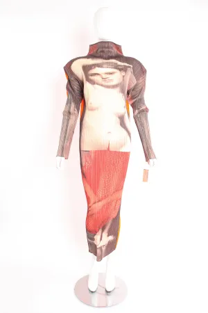 1997 A/W Yasumasa Morimura "La Source" Pleat Dress
