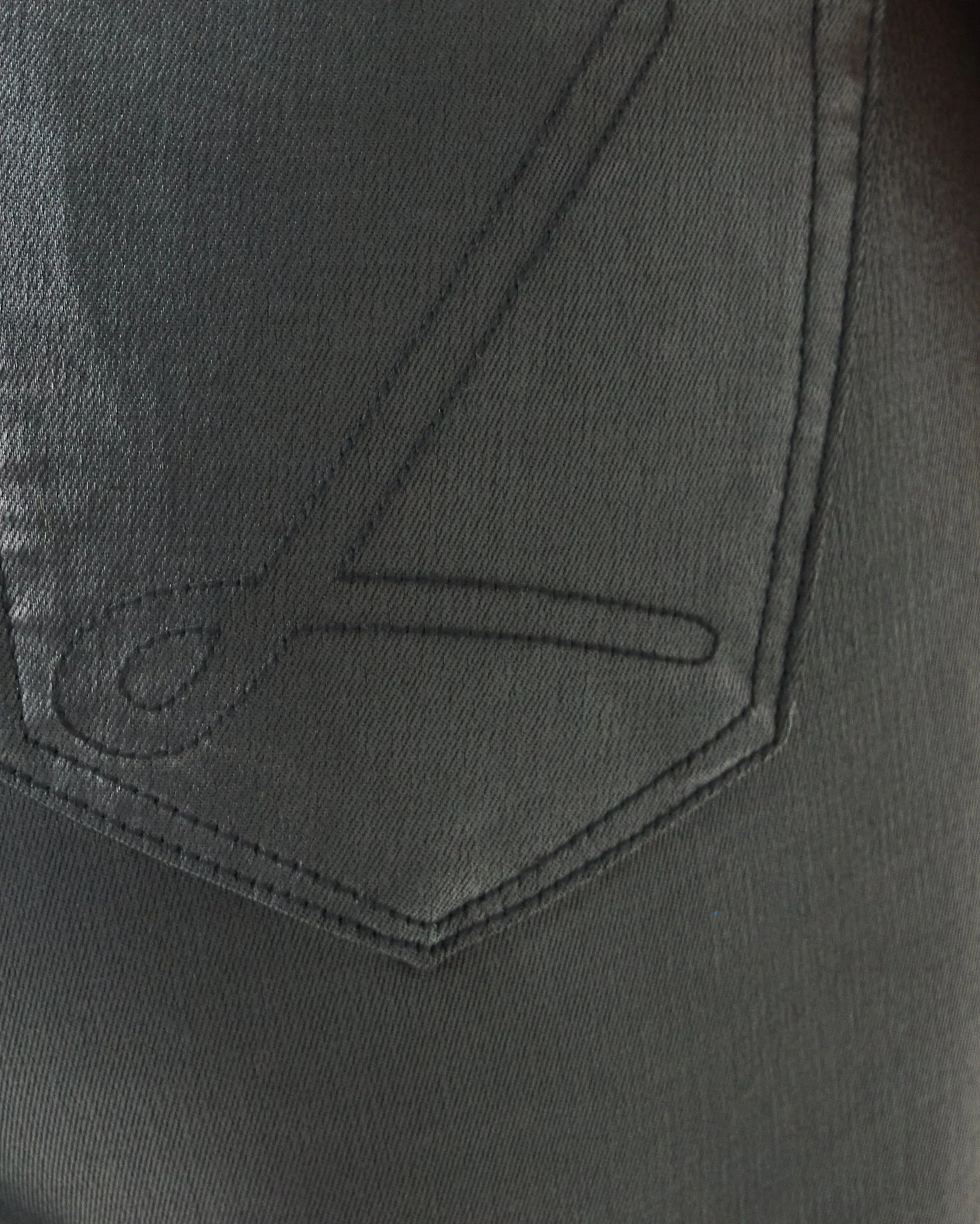 28" Liza Coated Crop Flare Jean