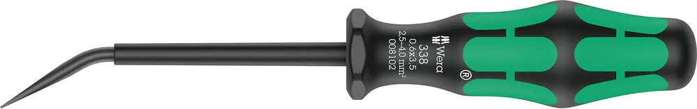 338 Actuation tool for terminal blocks (spring cages), 0.6 x 3.5 x 81 mm