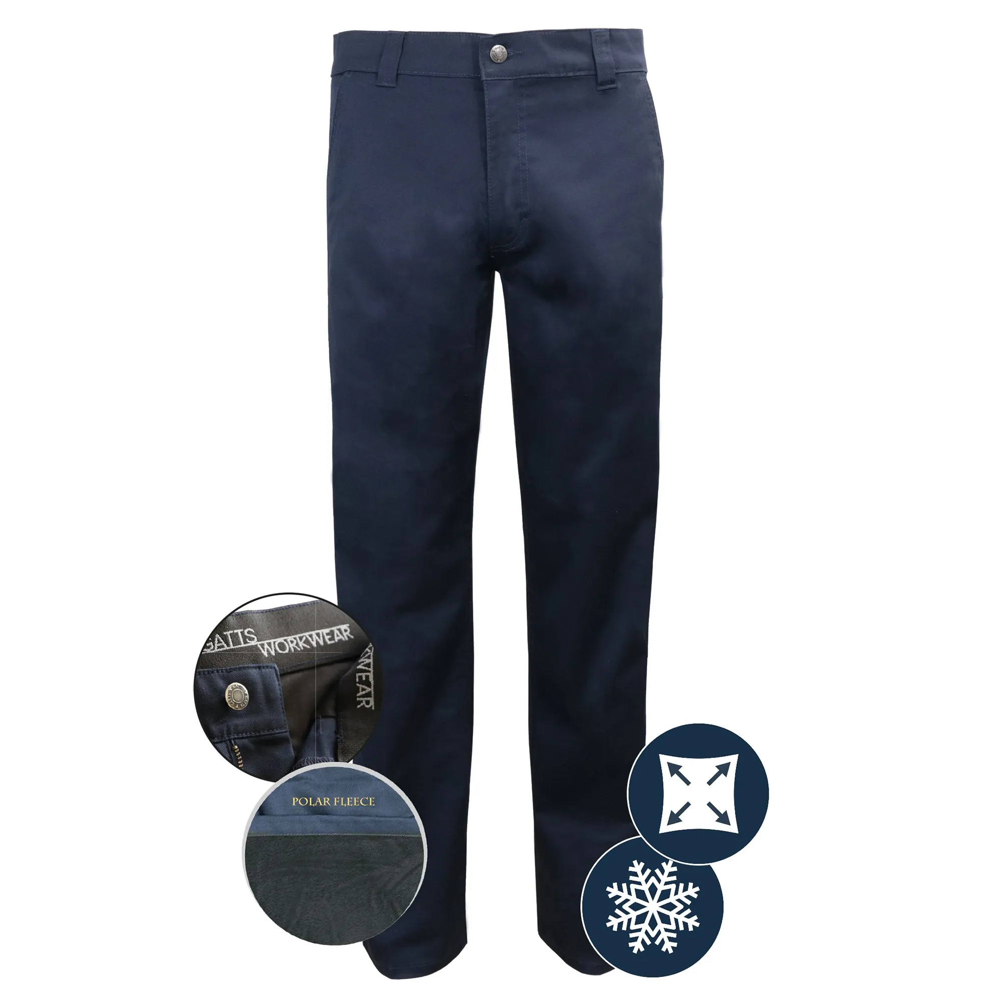 777EXD - Pantalon doublé de travail extensible||777EXD - Lined Stretch work pant
