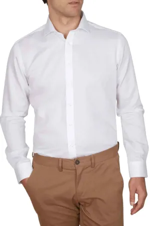 Abelard Non Iron Cotton Twill Super Slim Fit Shirt