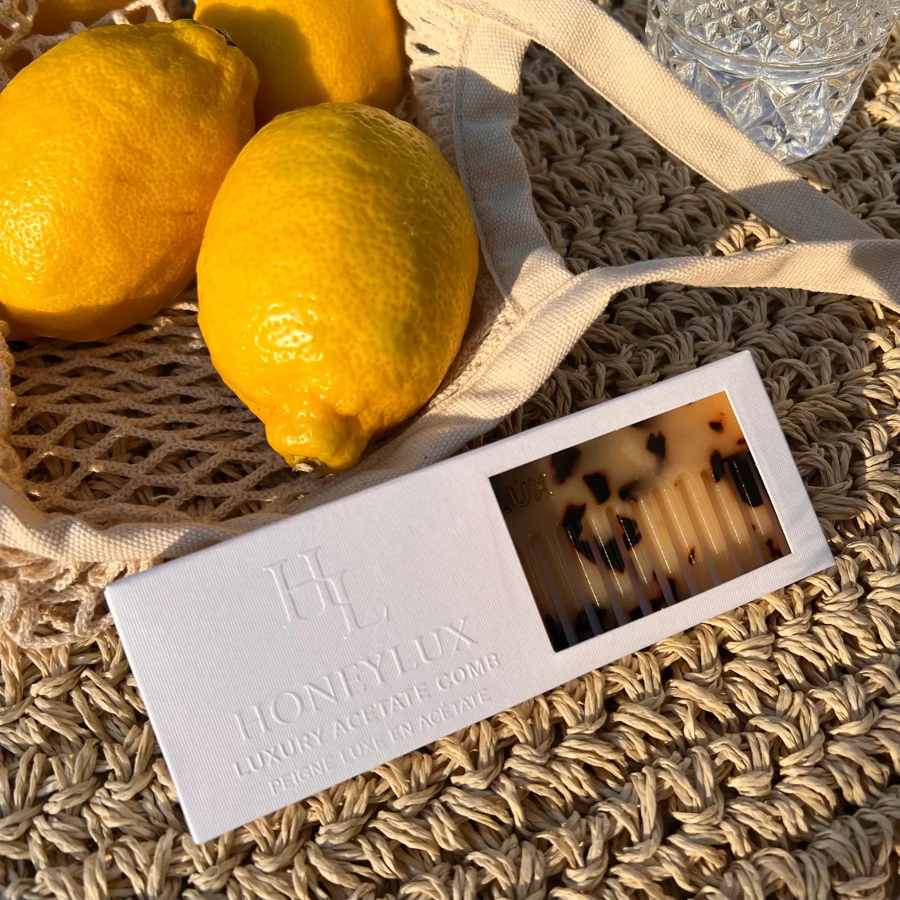 Acetate Detangling Comb - Tortoise