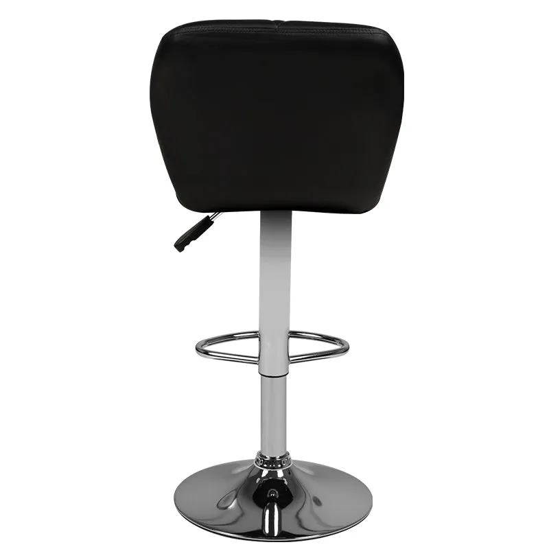 ACTIVESHOP Bar stool m01 quilted adjustable black