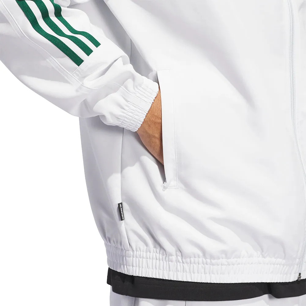 Adidas Gatsele Track Jacket Crytal White/Dark Green
