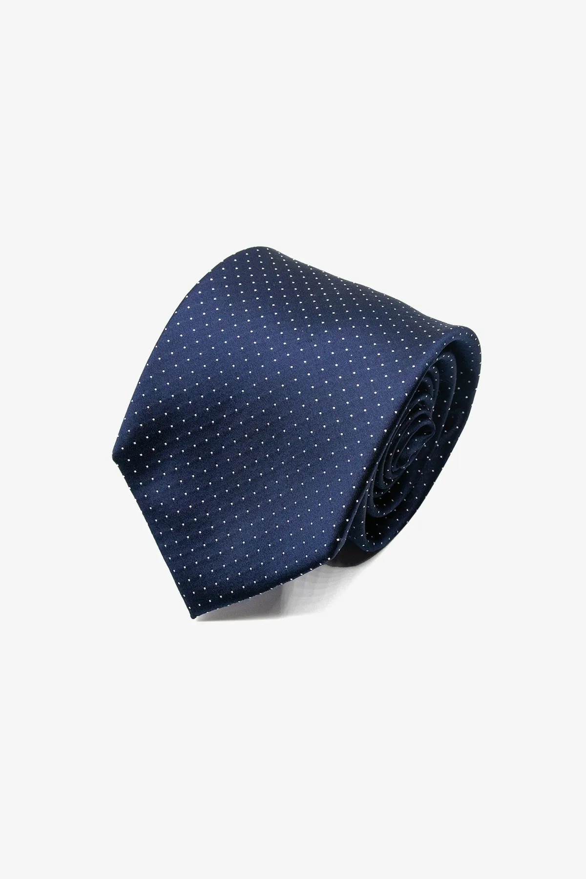 Alvajee | Fine Pin Dot Silk Tie