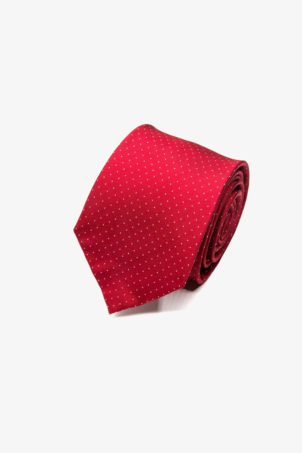 Alvajee | Fine Pin Dot Silk Tie