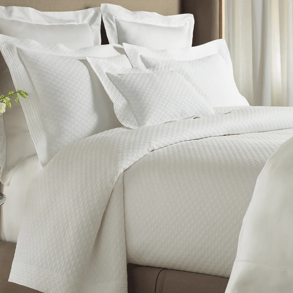 Alyssa Matelassé Coverlet & Sham Collection