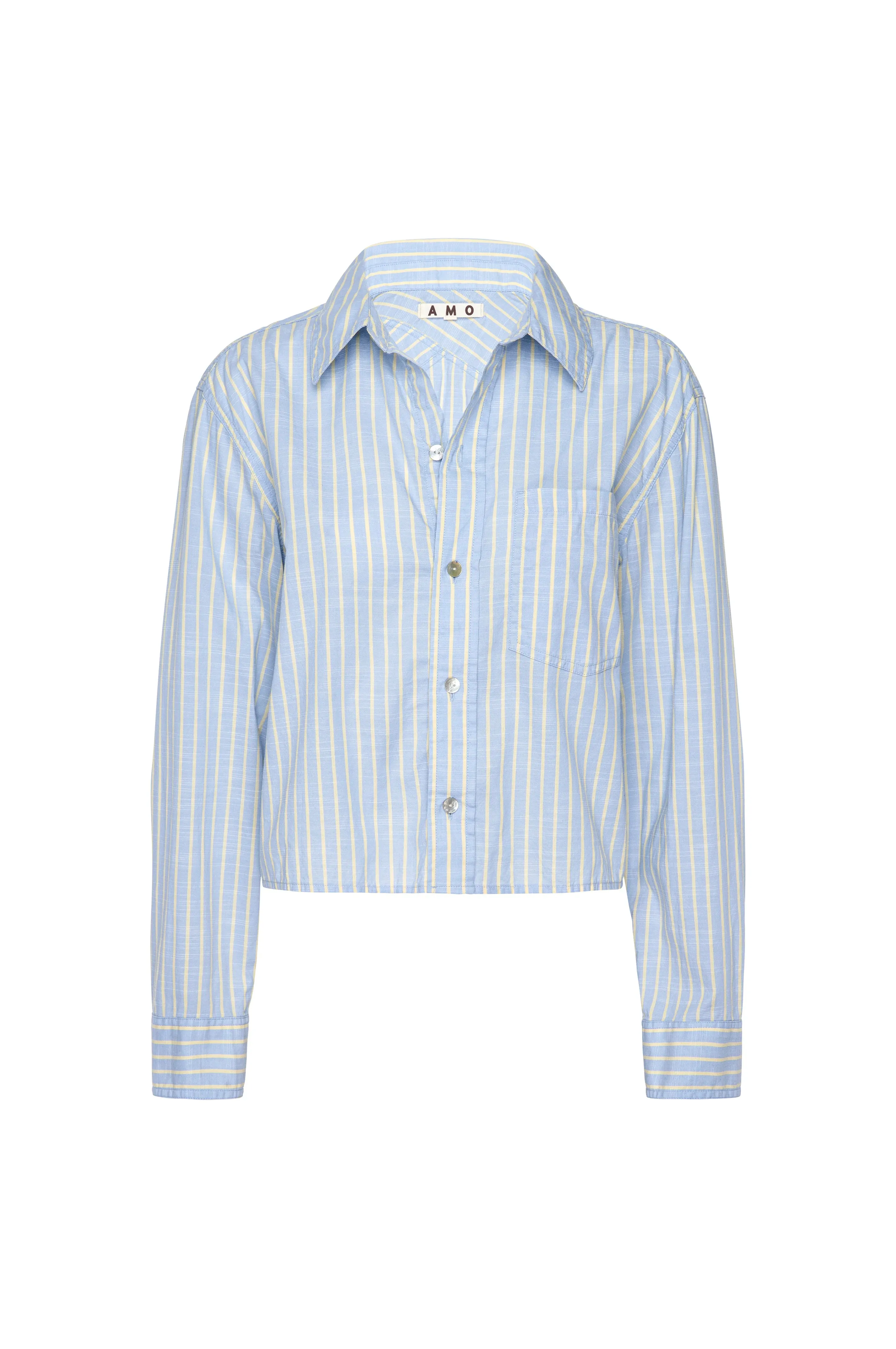 AMO-Janet Shirt Blue/Moncello