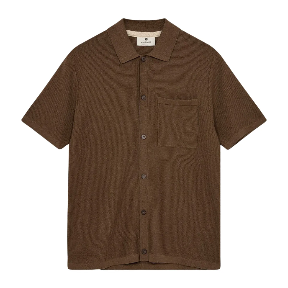 Anerkjendt Aksvend S/S Knit Shirt Cub