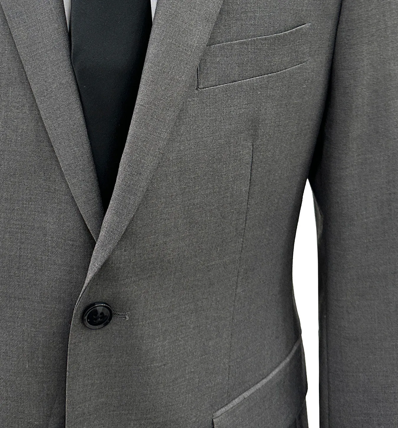 Angelo Rossi Modern Fit Suit - Charcoal