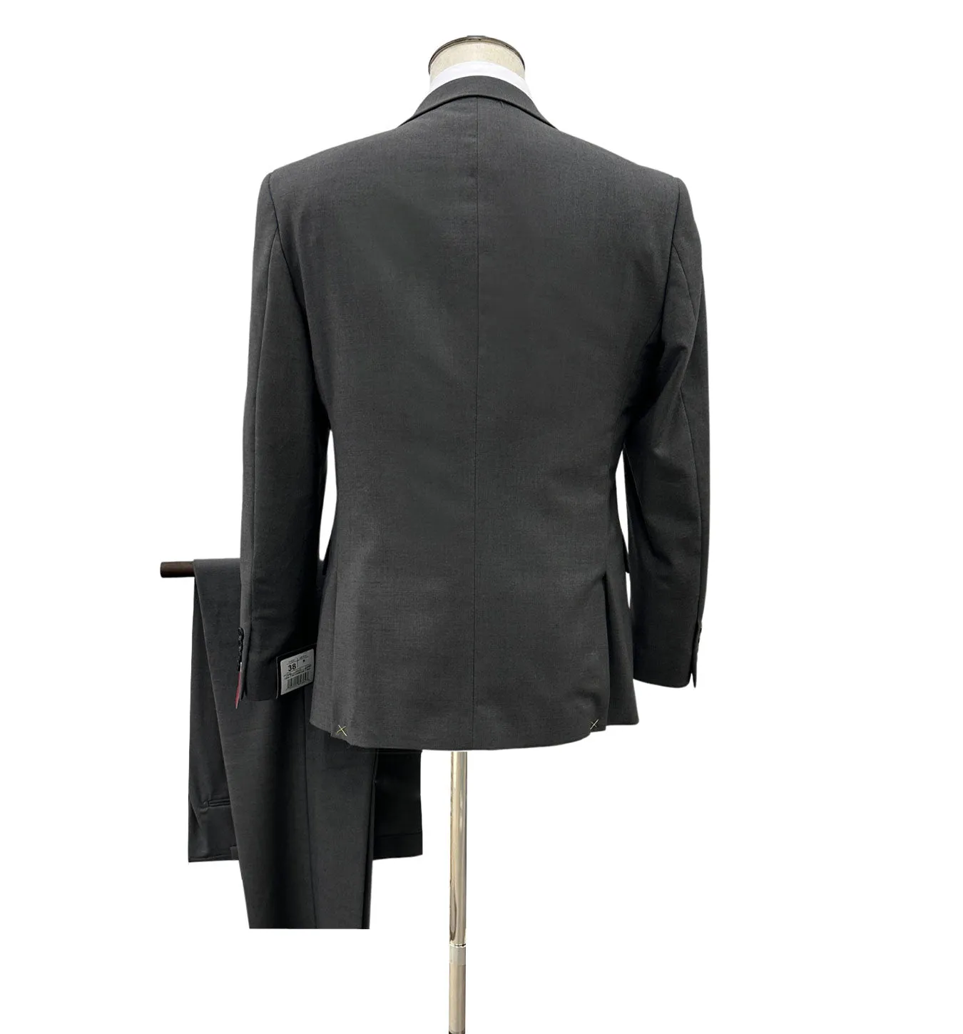 Angelo Rossi Modern Fit Suit - Charcoal
