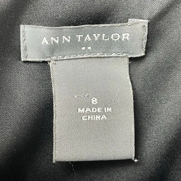 Ann Taylor Sheath Dress Size 8 Empire Waistline Camouflage Pleated Dark Academia