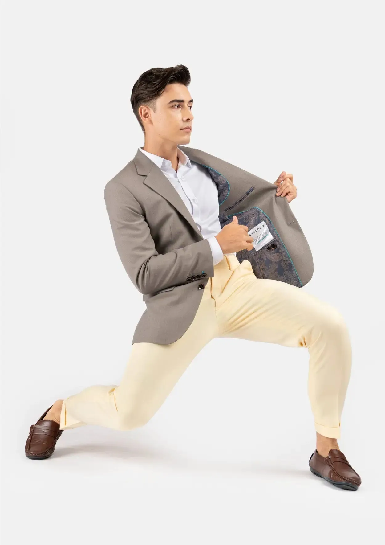Astor Dorian Grey Sharkskin Jacket