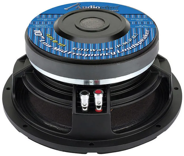 Audiopipe 10" Wooofer 600W Max 8 Ohm SVC