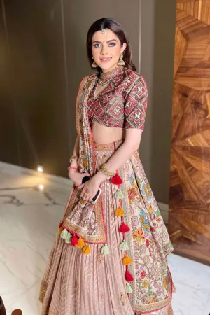 Banaras – Kalamkari Nandi Lehenga