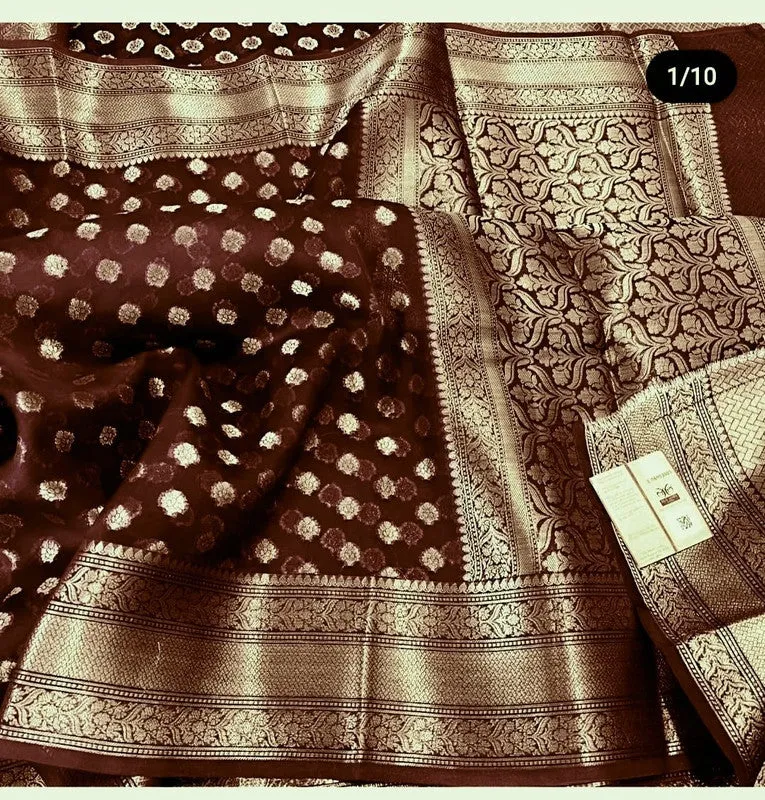 Banarasi  Kora Silk Saree