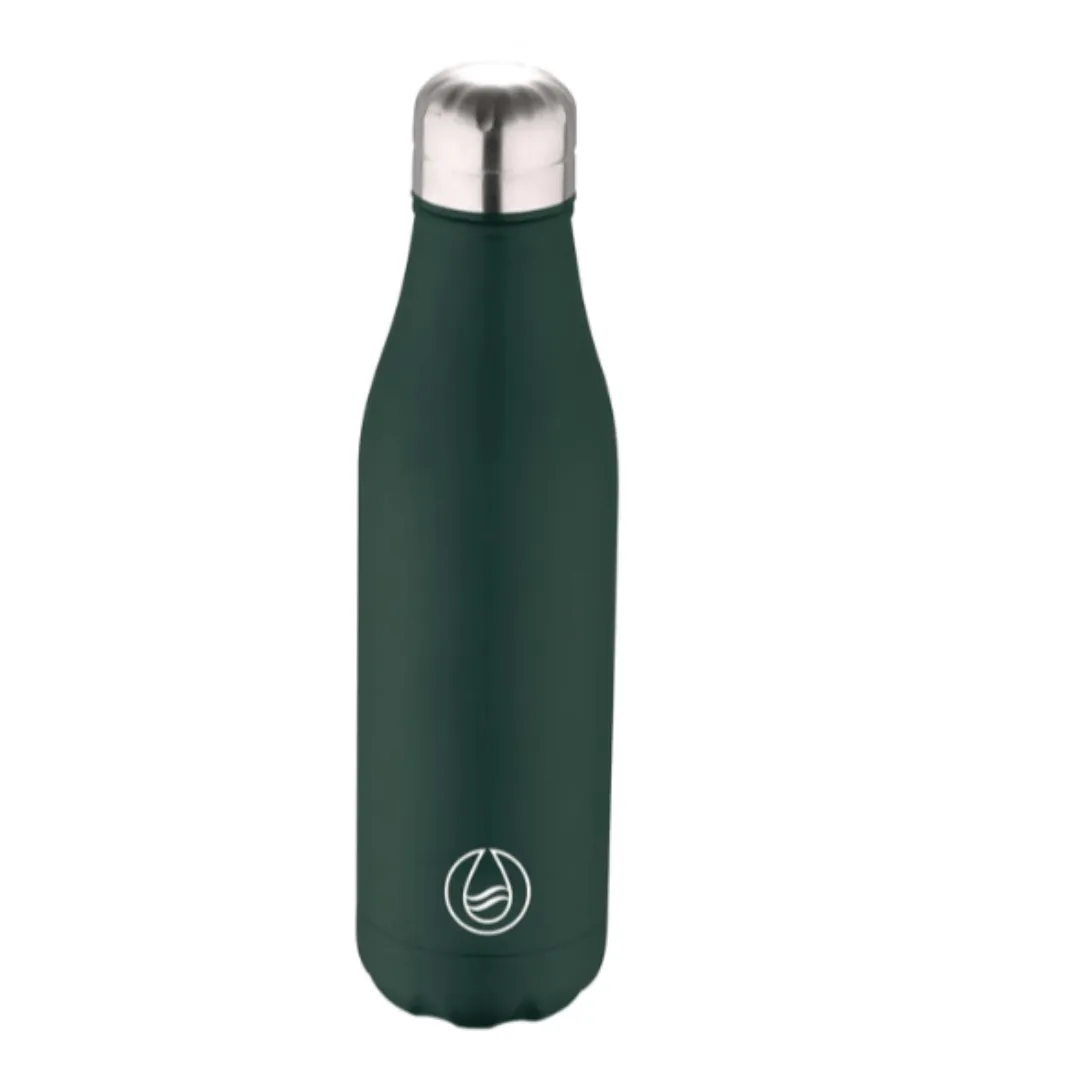 Bergner Stainless Steel Vacuum Cola Bottle Green 500 ml BG-37560-MGR