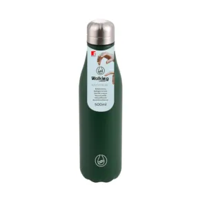 Bergner Stainless Steel Vacuum Cola Bottle Green 500 ml BG-37560-MGR