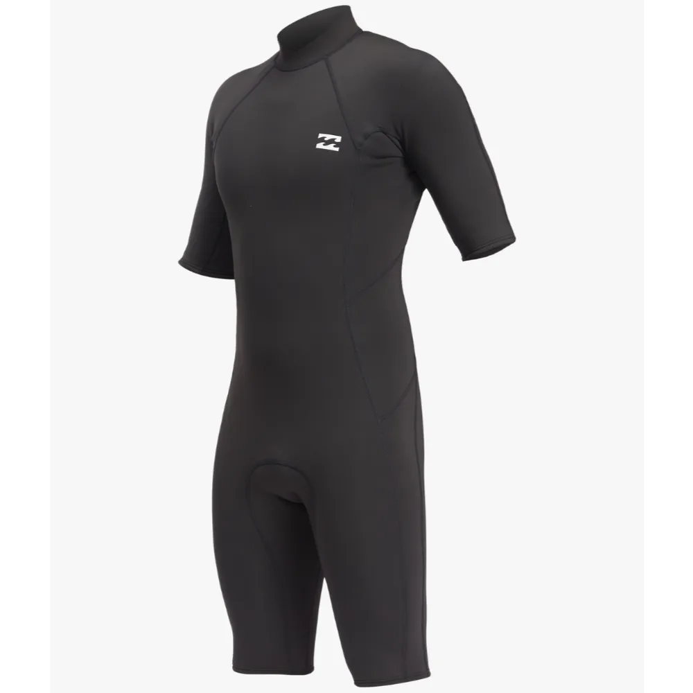 BILLABONG 202 Absolute BZ FL Short Sleeve Spring Suit - Mens - Black