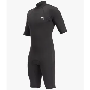 BILLABONG 202 Absolute BZ FL Short Sleeve Spring Suit - Mens - Black