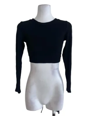 Black Knitted Blouse