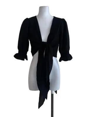 Black Plain Blouse