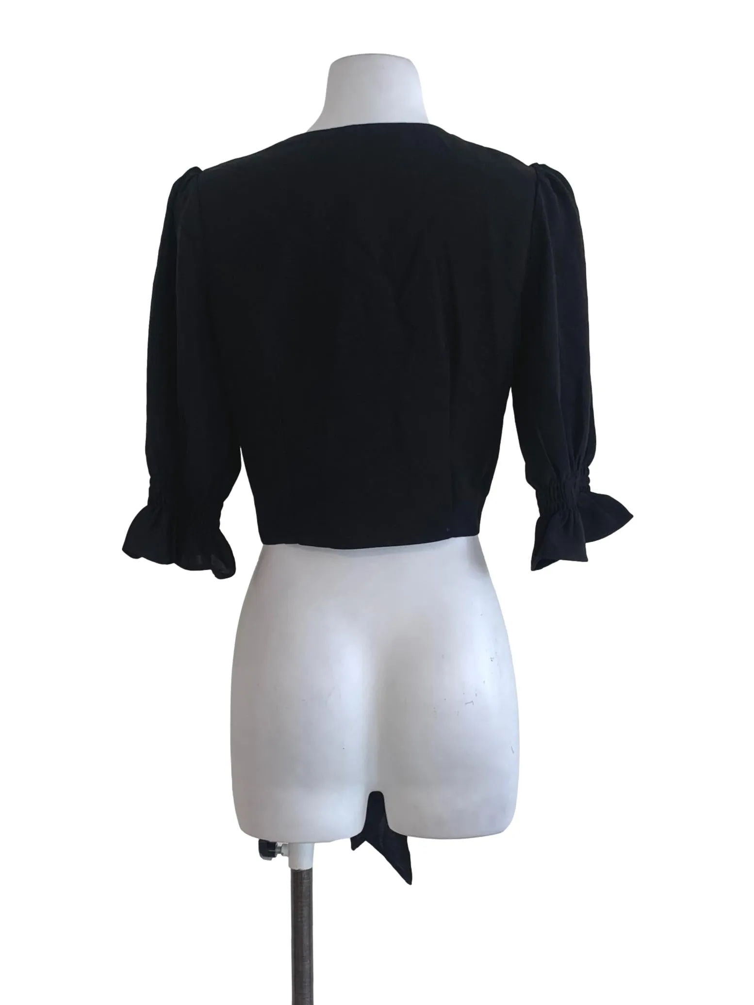 Black Plain Blouse