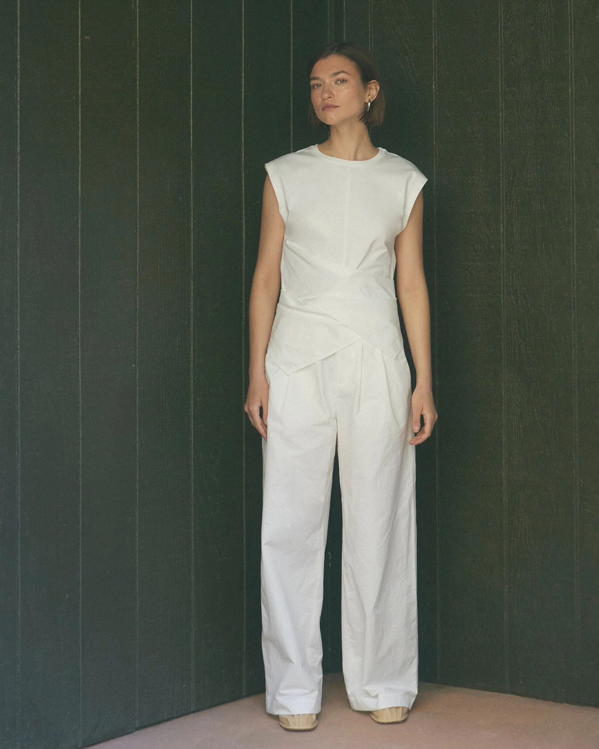 Blake Pleated Wide Leg Pant