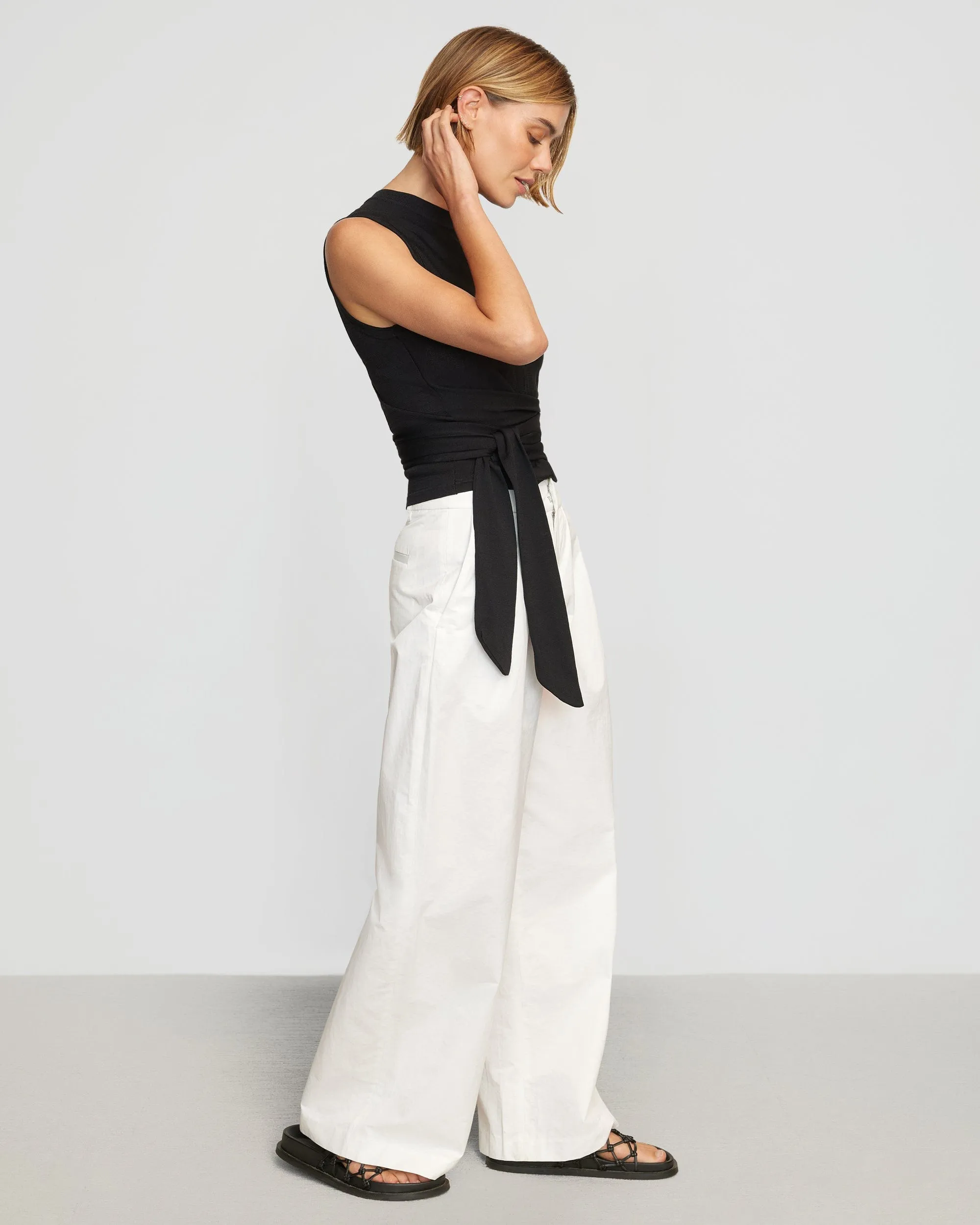 Blake Pleated Wide Leg Pant