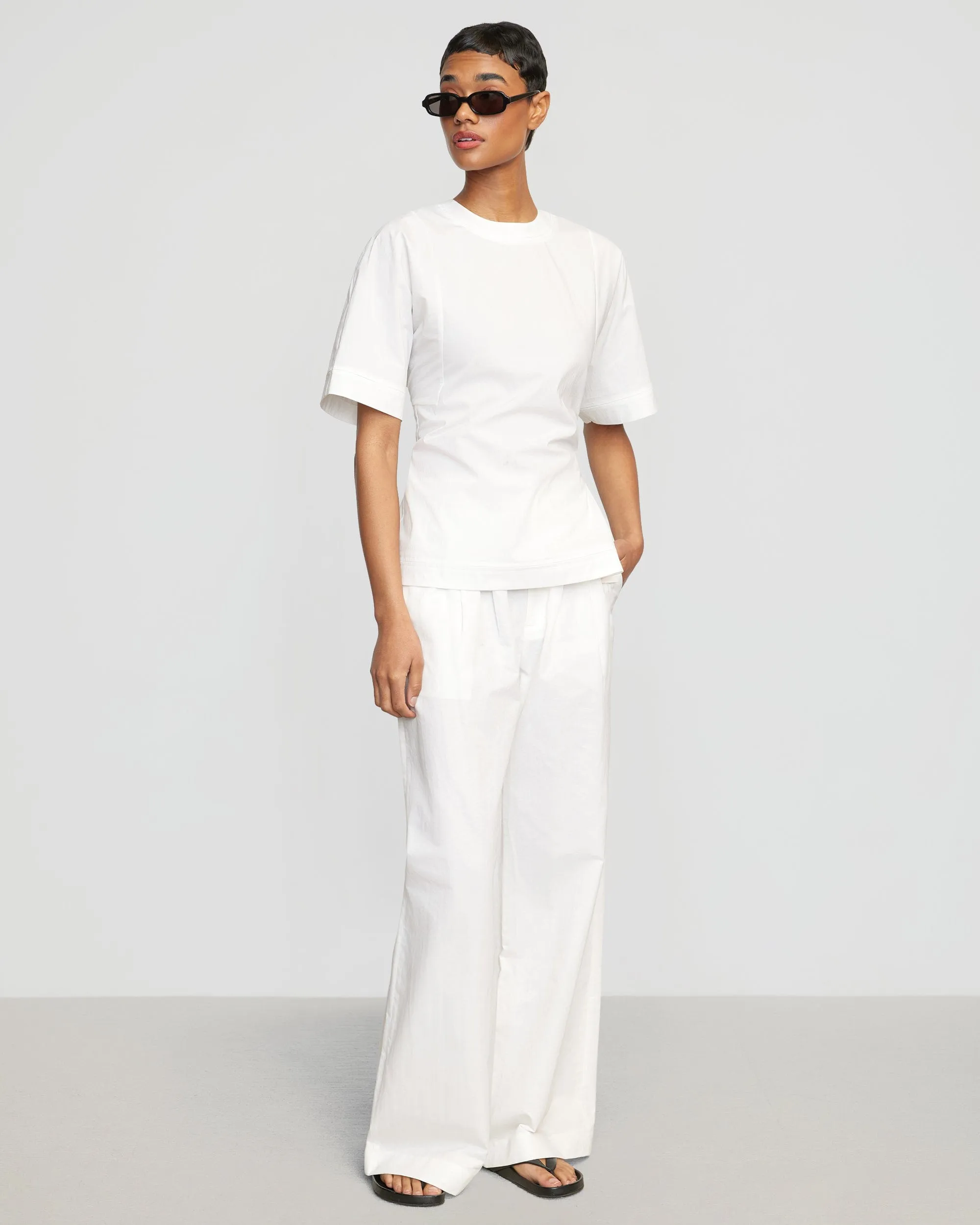 Blake Pleated Wide Leg Pant