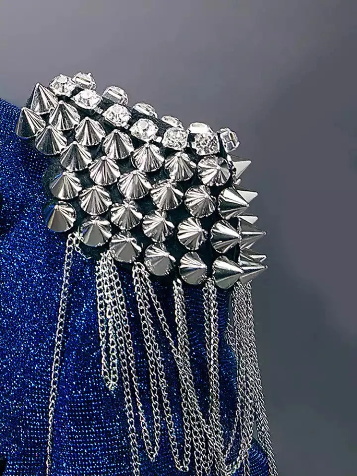 Blue Shimmering Emperor Suit