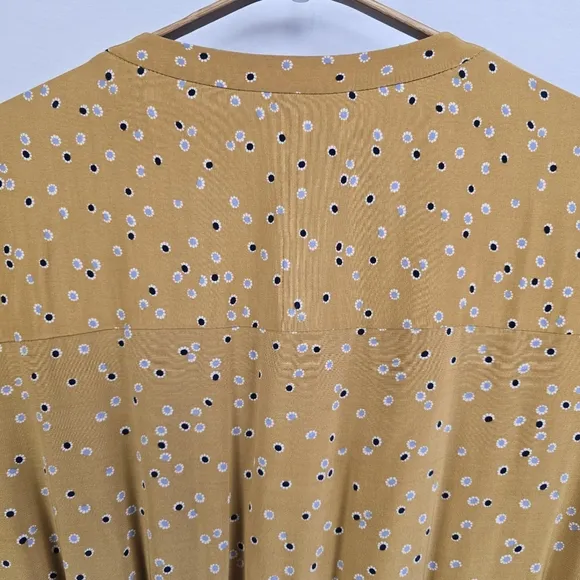 Boden Trumpet Sweet Flower Corrina Pleated Long Sleeve Dress Size 12