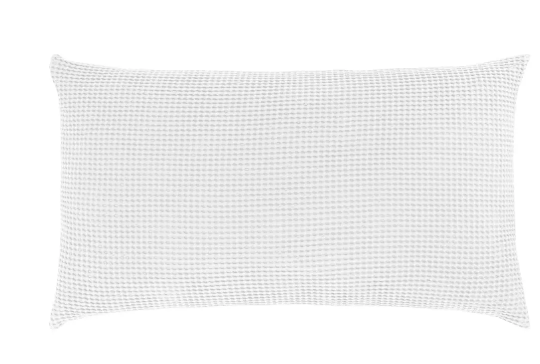 Bubble Matelassé Sham- White