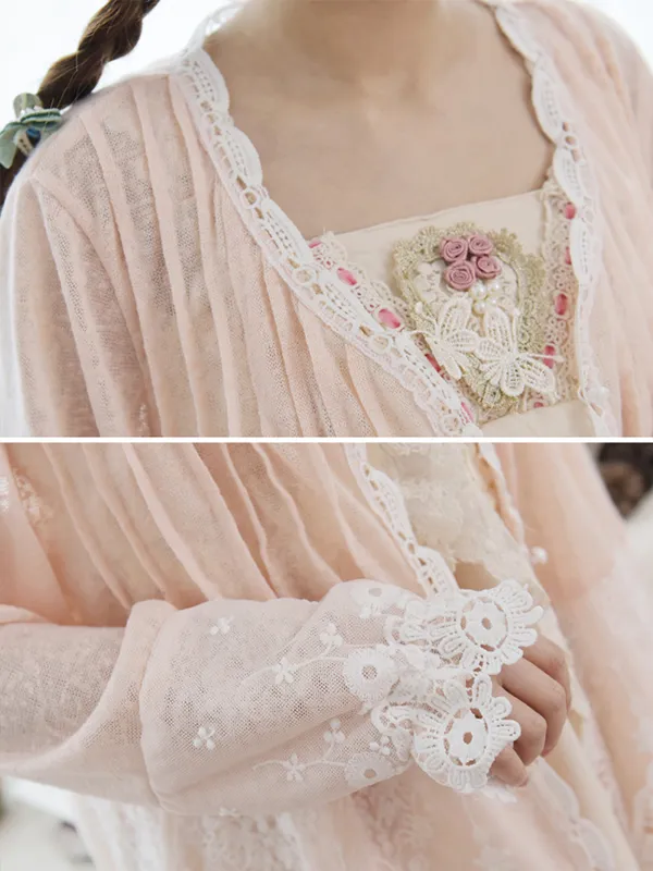 bubbly afternoon lace cardigan
