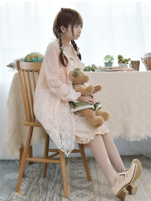 bubbly afternoon lace cardigan