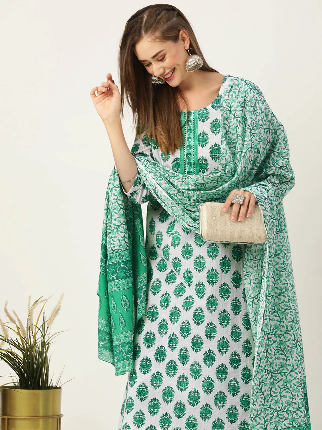 Buy Aqua Comfort Fit Cotton Suit Set for Women Online - Zola