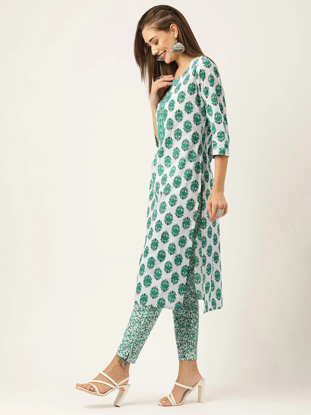 Buy Aqua Comfort Fit Cotton Suit Set for Women Online - Zola