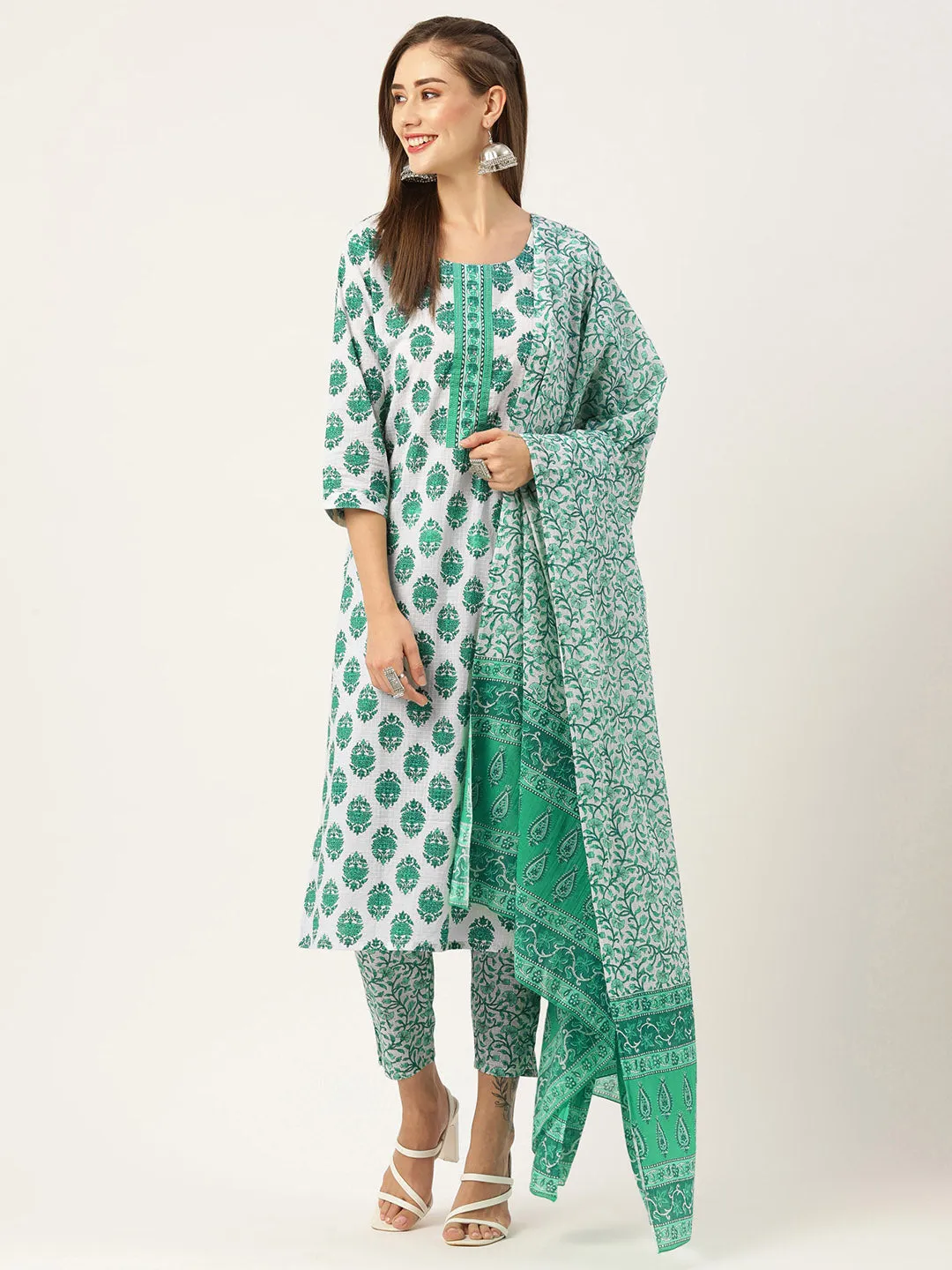 Buy Aqua Comfort Fit Cotton Suit Set for Women Online - Zola