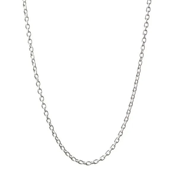 Cable Chain Necklace in Silver