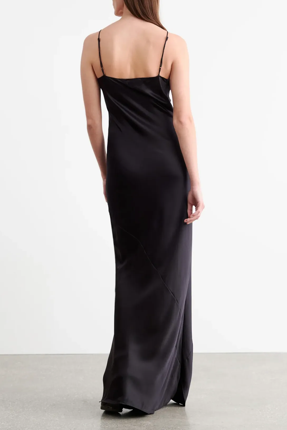 Cami Silk Gown | Black