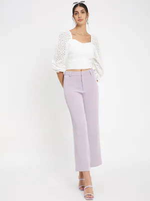 Camla Barcelona White Sweetheart Neck Top