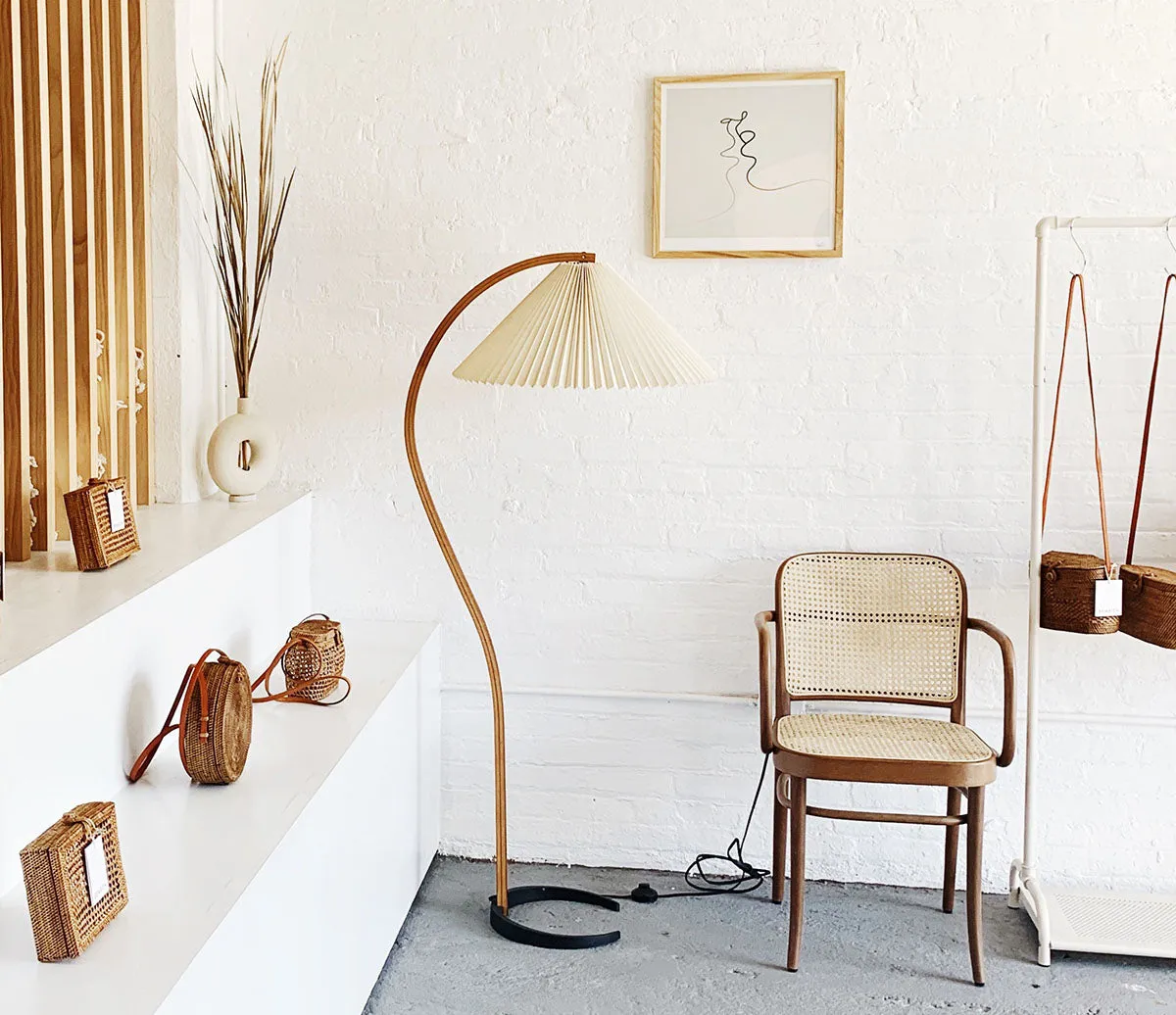 Caprani Bentwood Table Lamp & Floor Lamp