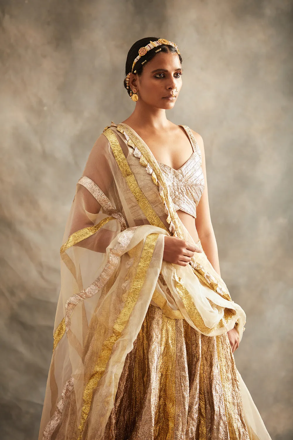 Chandi Sona Lehenga Set