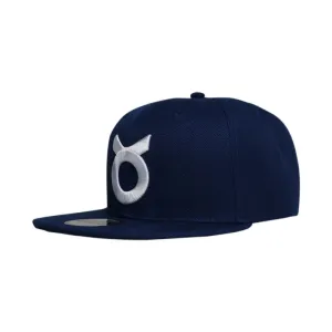 Classic Ring Snapback Hat - Navy / White